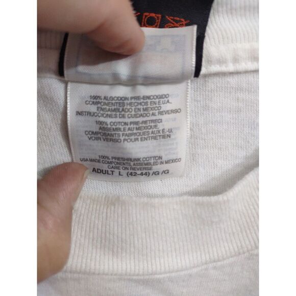 VTG Harley Davidson T-Shirt Size‎ Lg White 1998 'All Those Years' 95th Willie G - Picture 8 of 14